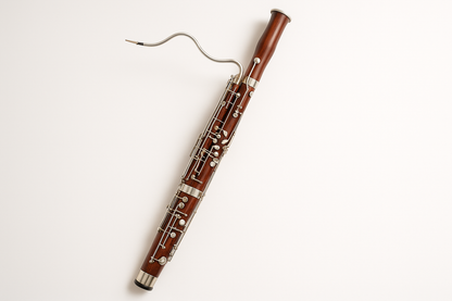 Bassoon on white background