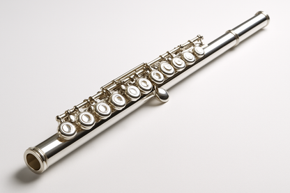 Flute on a white background