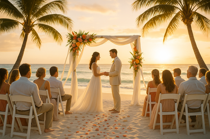 wedding in the beach